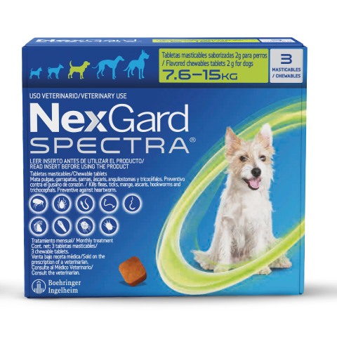 Nexgard spectra 7,6 - 15 x3